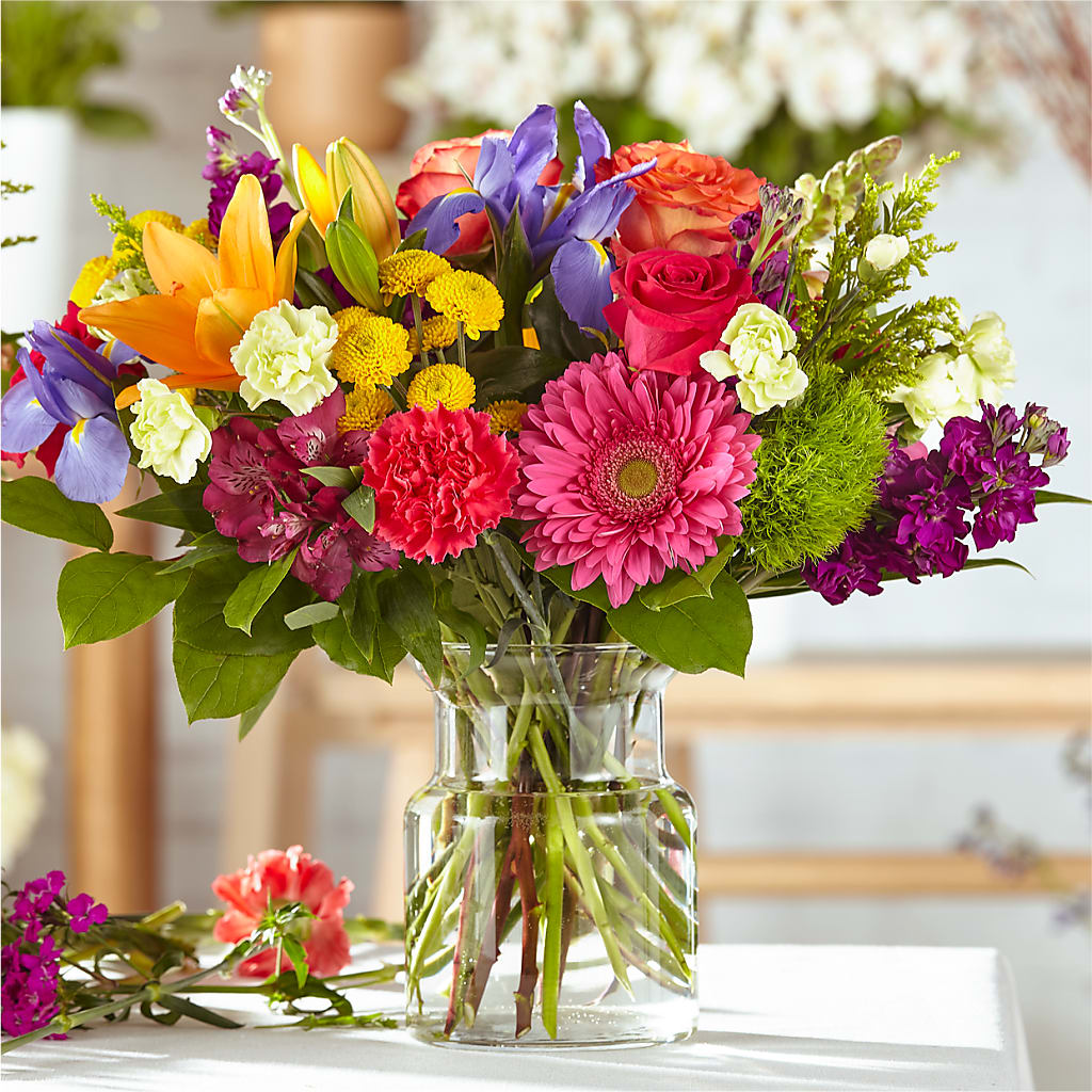 Bold & Bright – A Florist Original – HARRY'S FLOWERS, Victoria BC