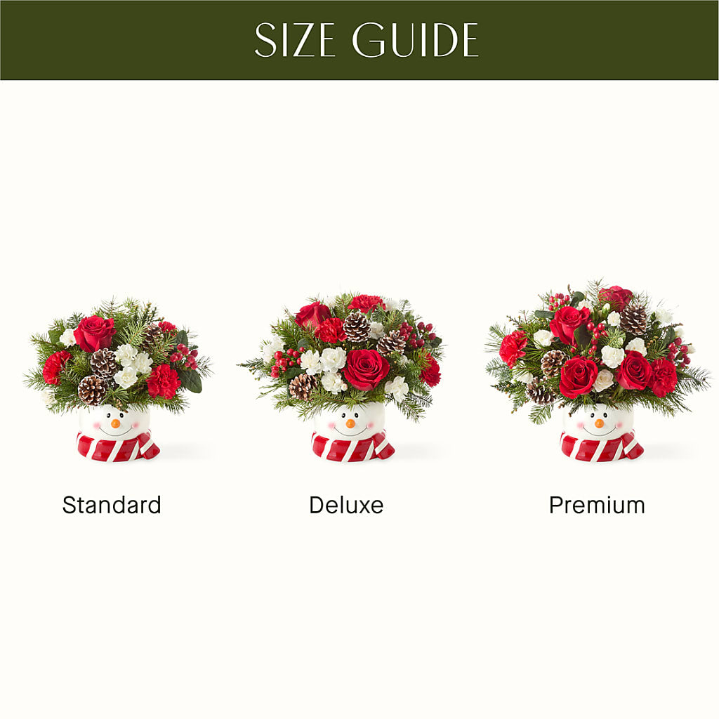 Jolly Snowman Bouquet – HARRY'S FLOWERS, Victoria BC
