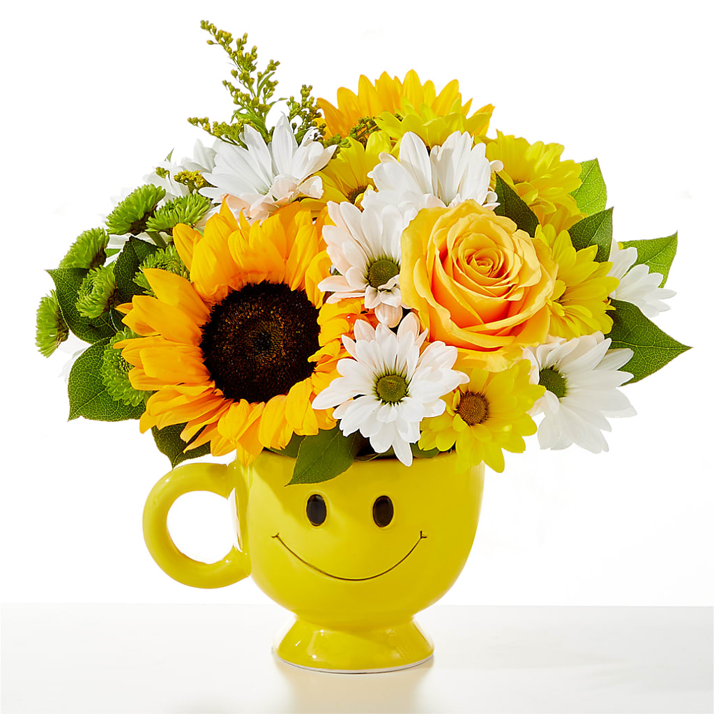 Be Happy Bouquet – HARRY'S FLOWERS, Victoria BC