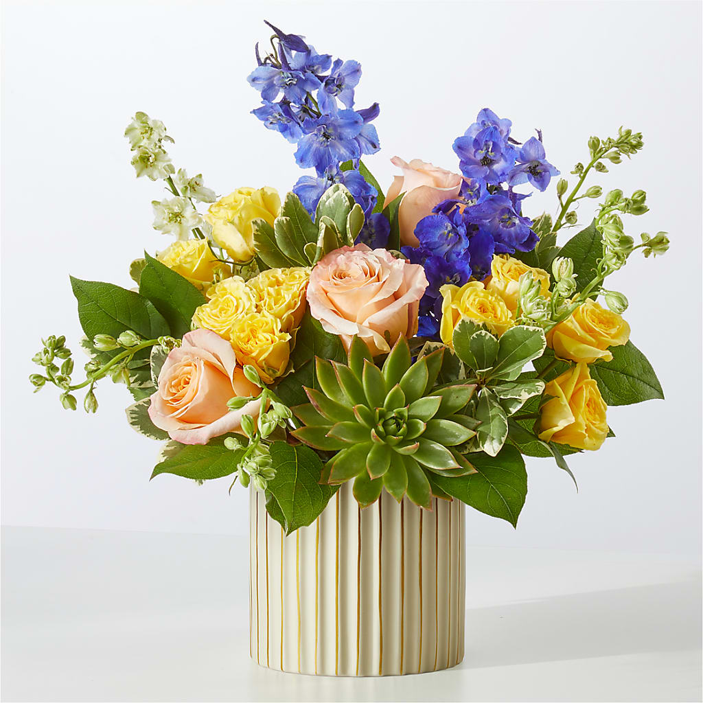 Cobalt Reverie Bouquet – HARRY'S FLOWERS, Victoria BC