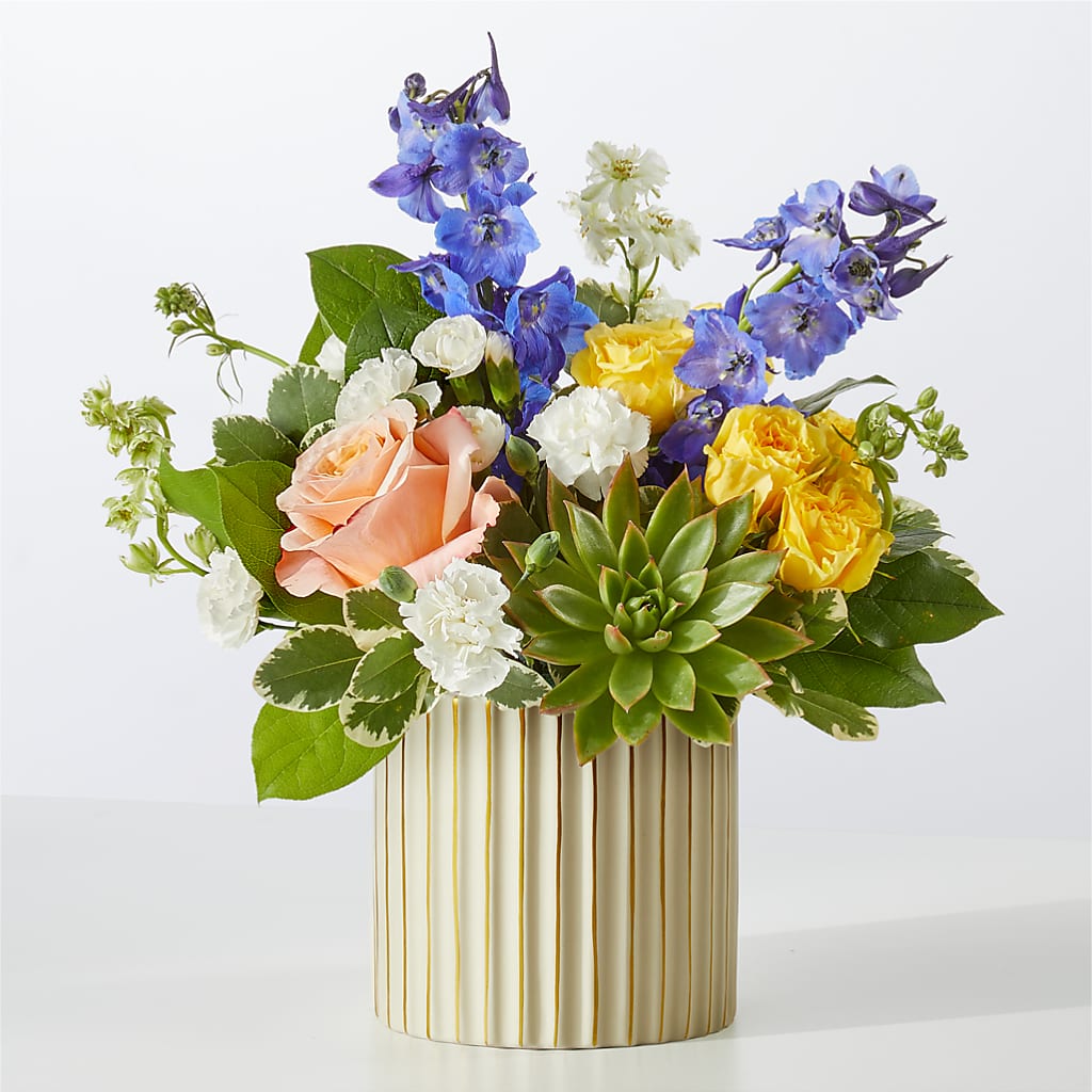 Cobalt Reverie Bouquet – HARRY'S FLOWERS, Victoria BC