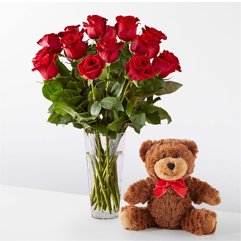 Romantic Long Stem Red Rose Bouquet Bundles – HARRY'S FLOWERS, Victoria BC