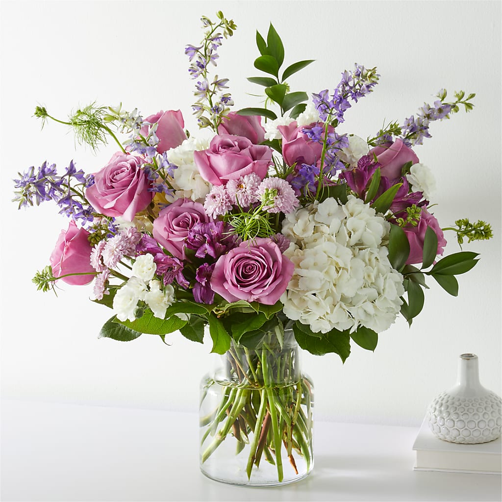 Violet Caress Bouquet – HARRY'S FLOWERS, Victoria BC