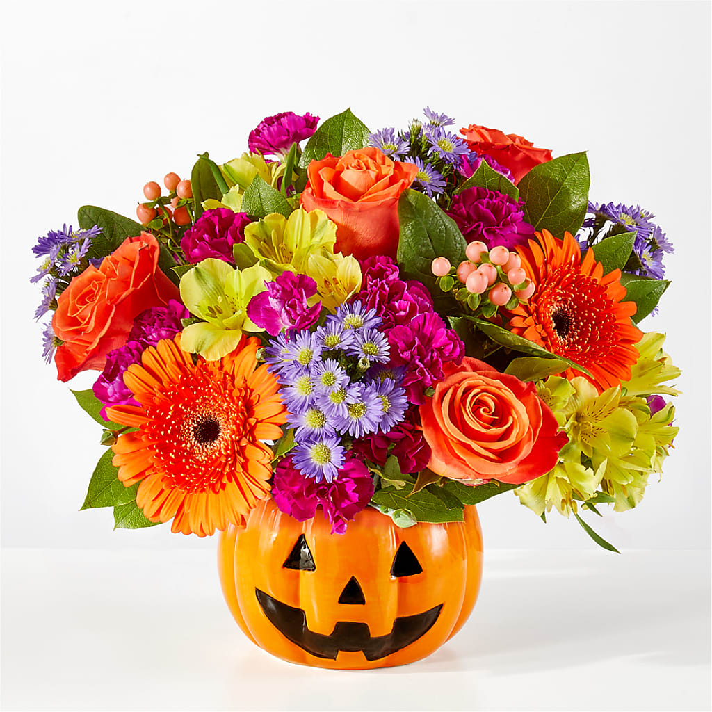 Tricks & Treats Pumpkin – HARRY'S FLOWERS, Victoria BC