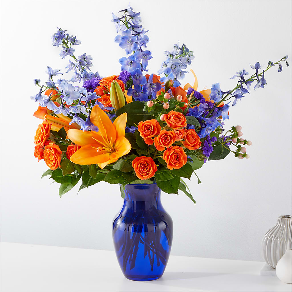 Radiant Citrus Bouquet – HARRY'S FLOWERS, Victoria BC