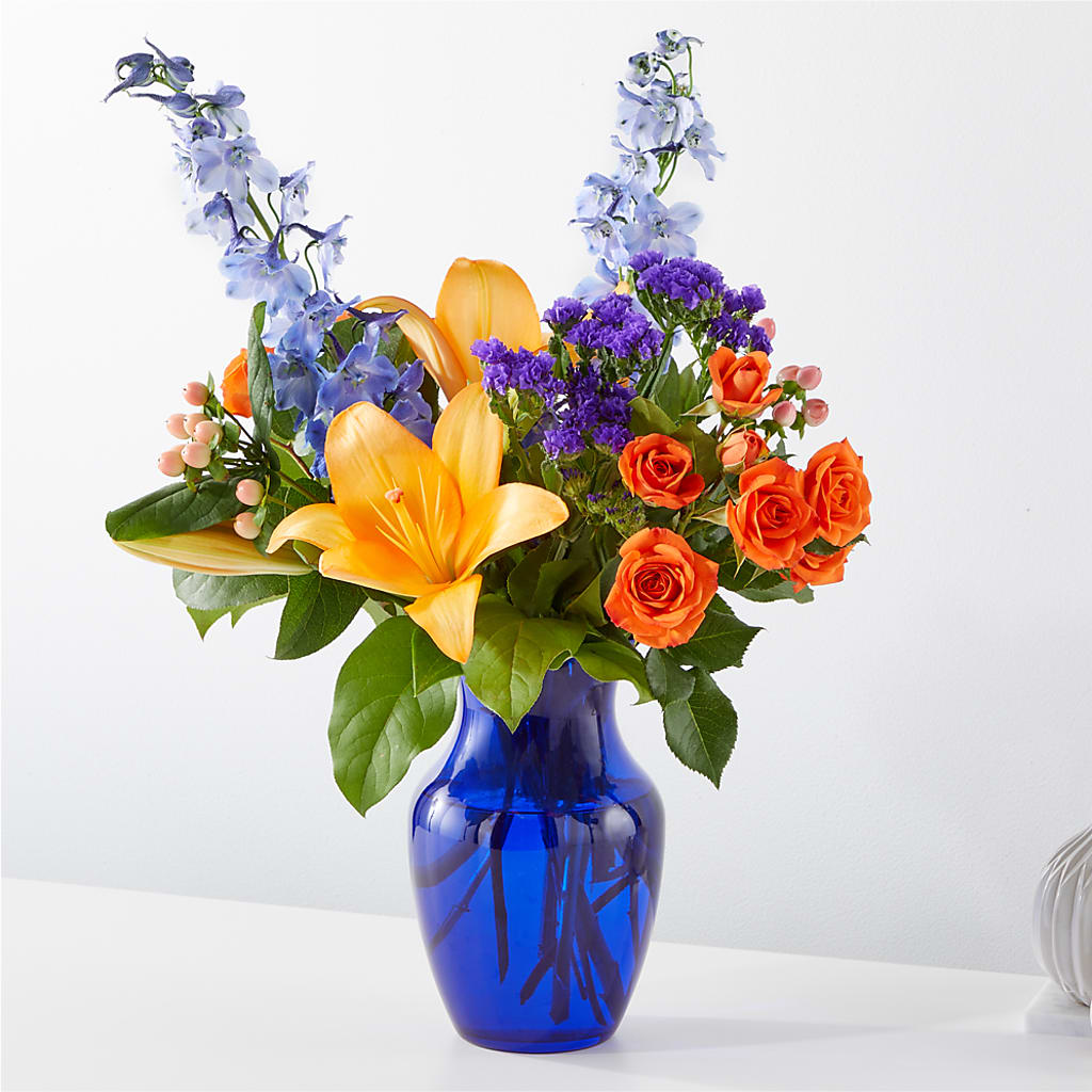 Radiant Citrus Bouquet – HARRY'S FLOWERS, Victoria BC