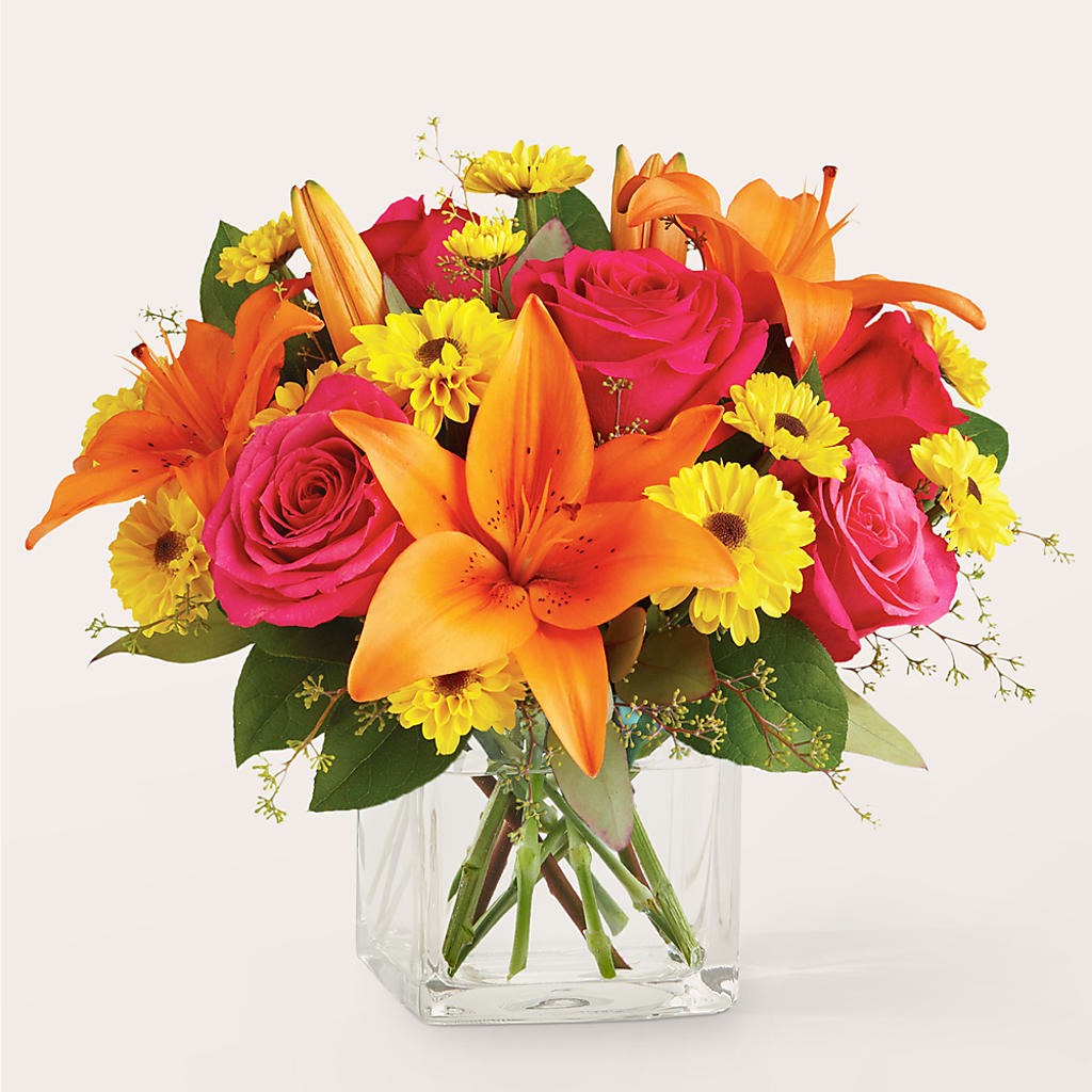 Neon Lights Bouquet – HARRY'S FLOWERS, Victoria BC