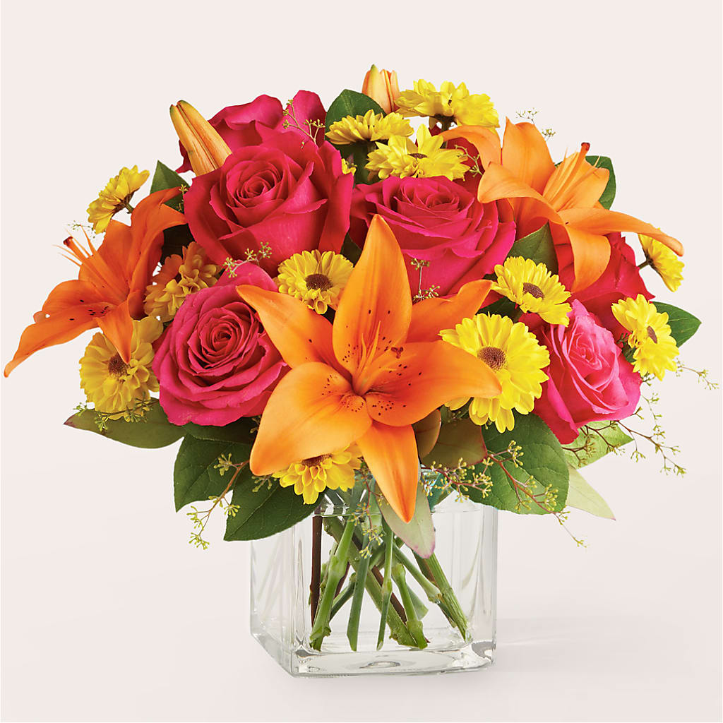 Neon Lights Bouquet – HARRY'S FLOWERS, Victoria BC