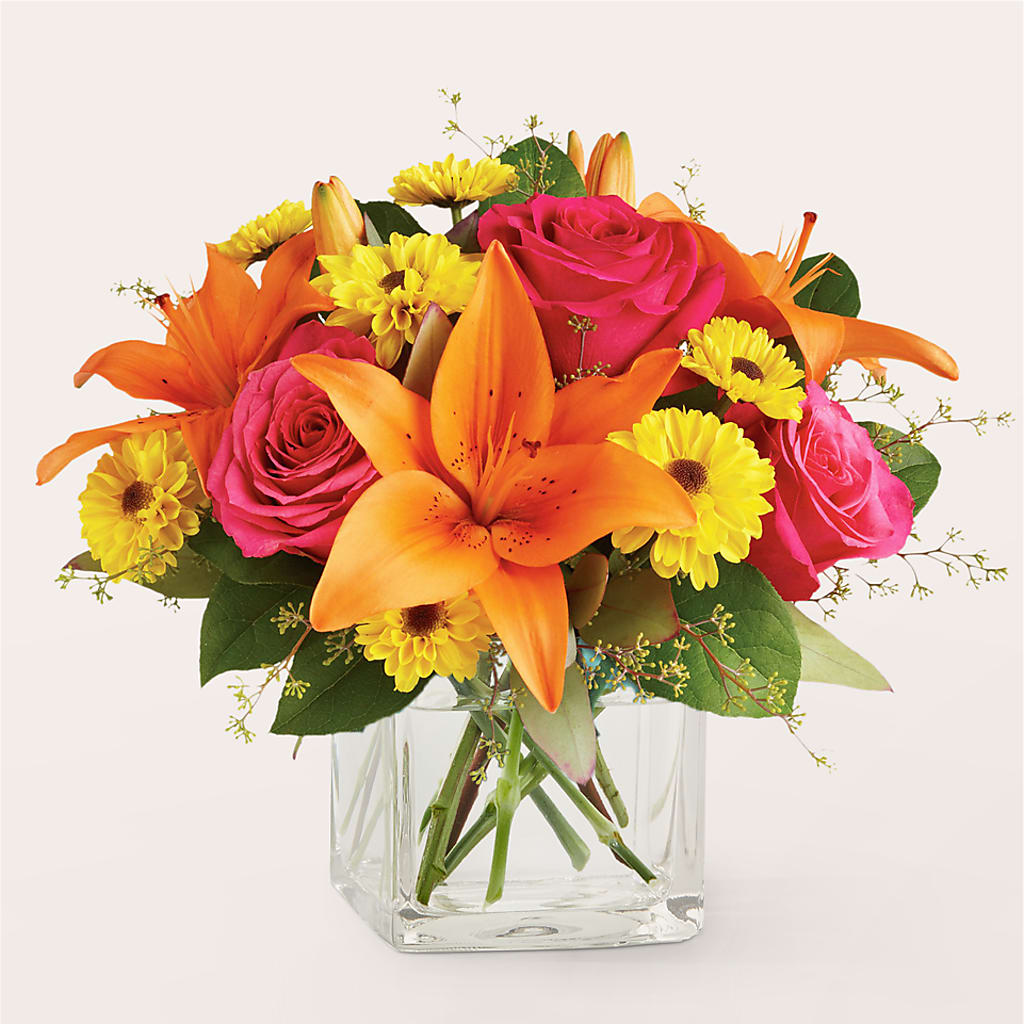 Neon Lights Bouquet – HARRY'S FLOWERS, Victoria BC