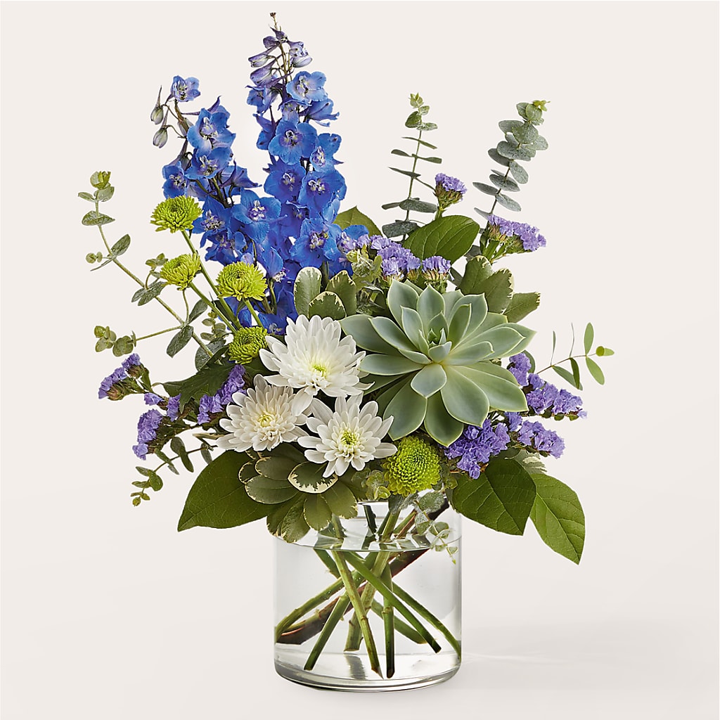 Cerulean Waves Bouquet – HARRY'S FLOWERS, Victoria BC