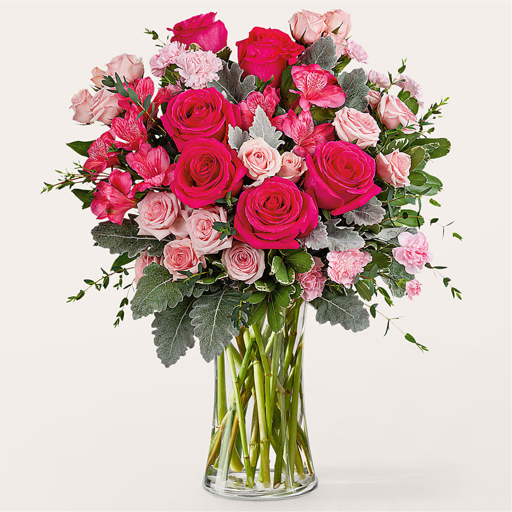 Tickled Pink Bouquet – HARRY'S FLOWERS, Victoria BC