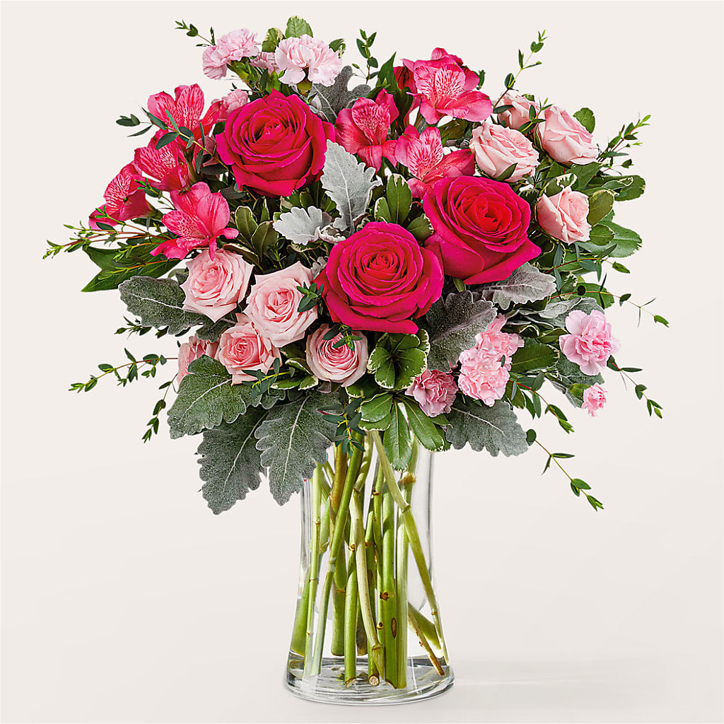 Tickled Pink Bouquet – HARRY'S FLOWERS, Victoria BC