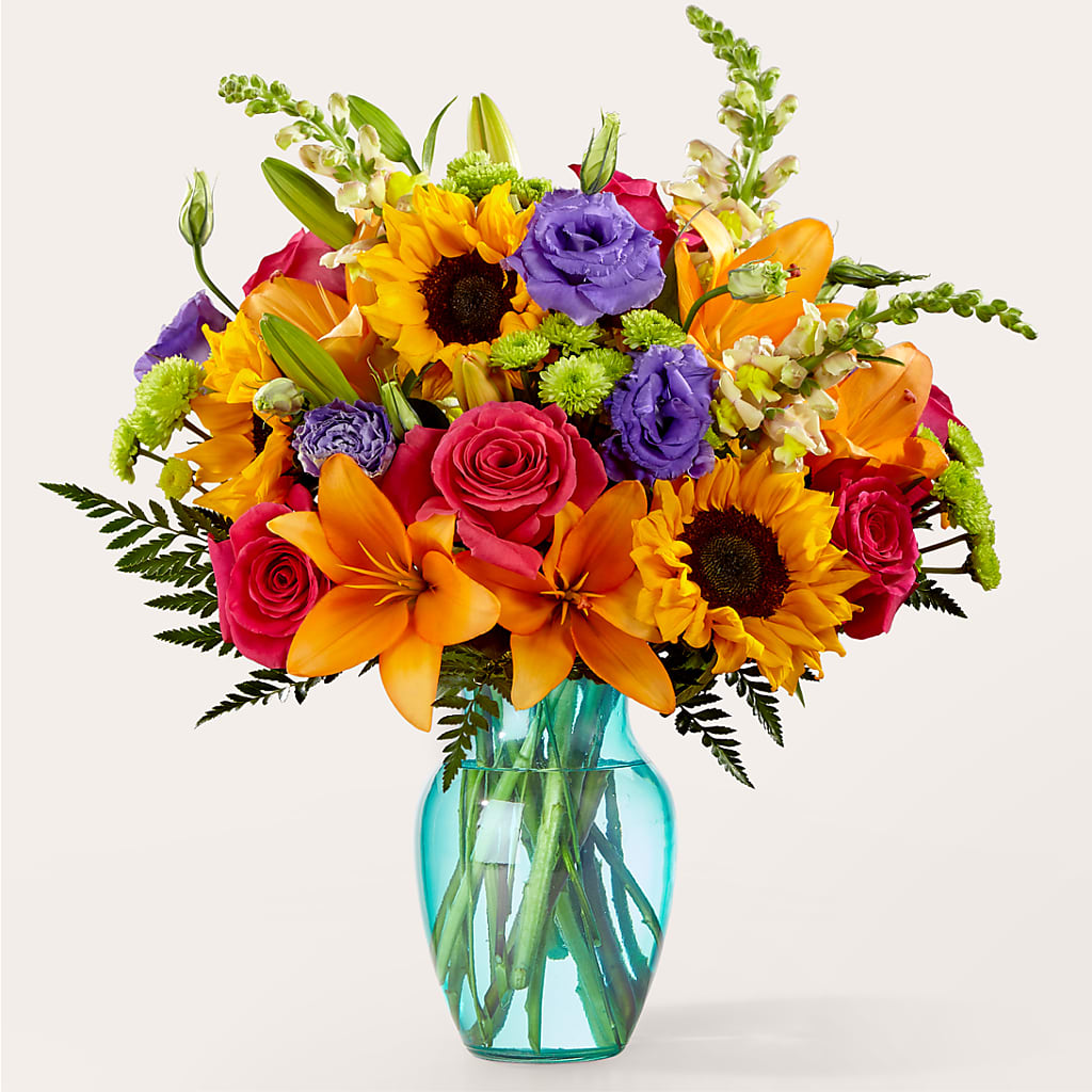 Double Rainbow Bouquet – HARRY'S FLOWERS, Victoria BC