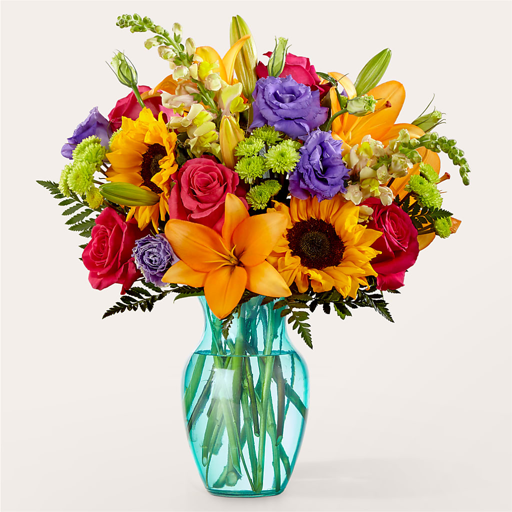 Double Rainbow Bouquet – HARRY'S FLOWERS, Victoria BC