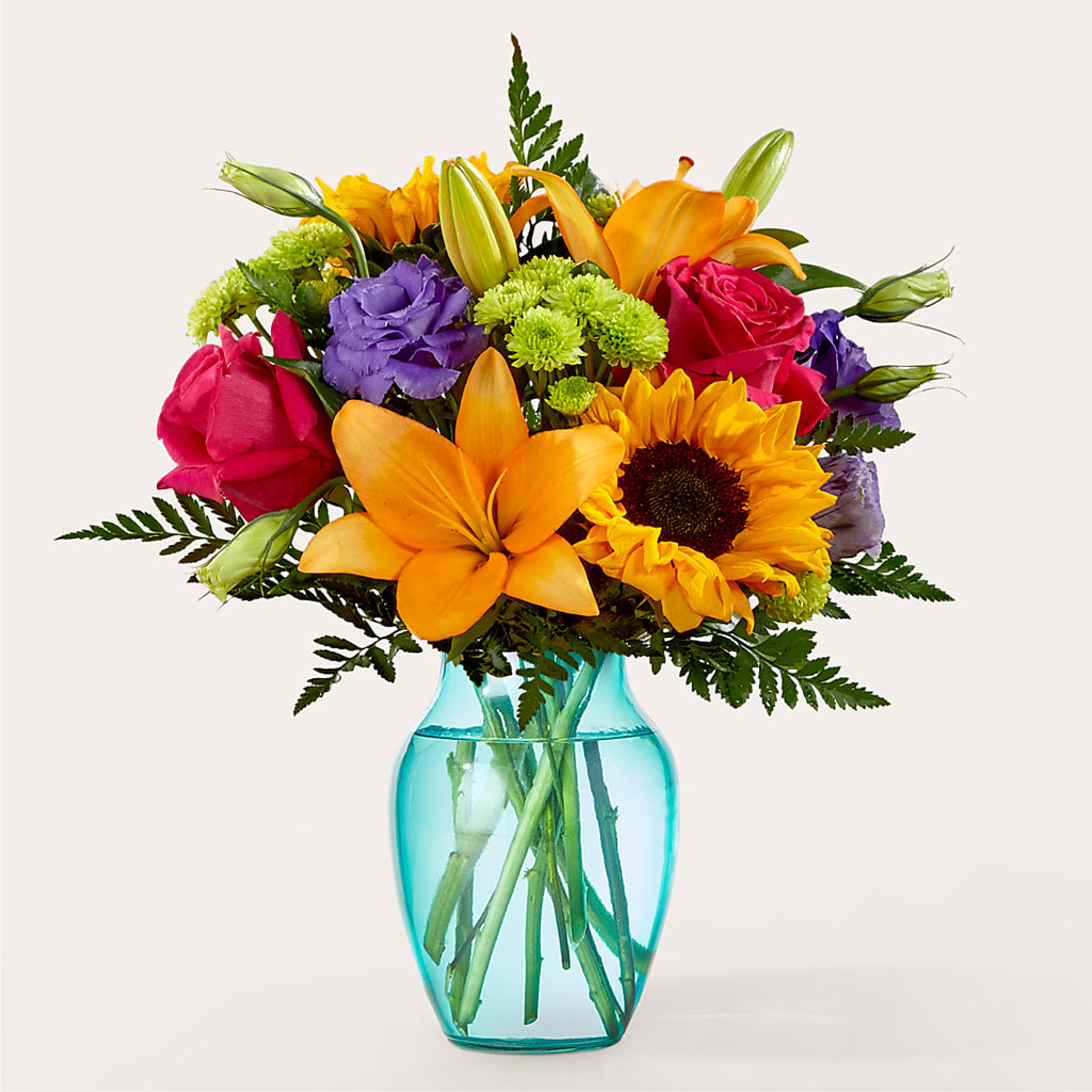 Double Rainbow Bouquet – HARRY'S FLOWERS, Victoria BC