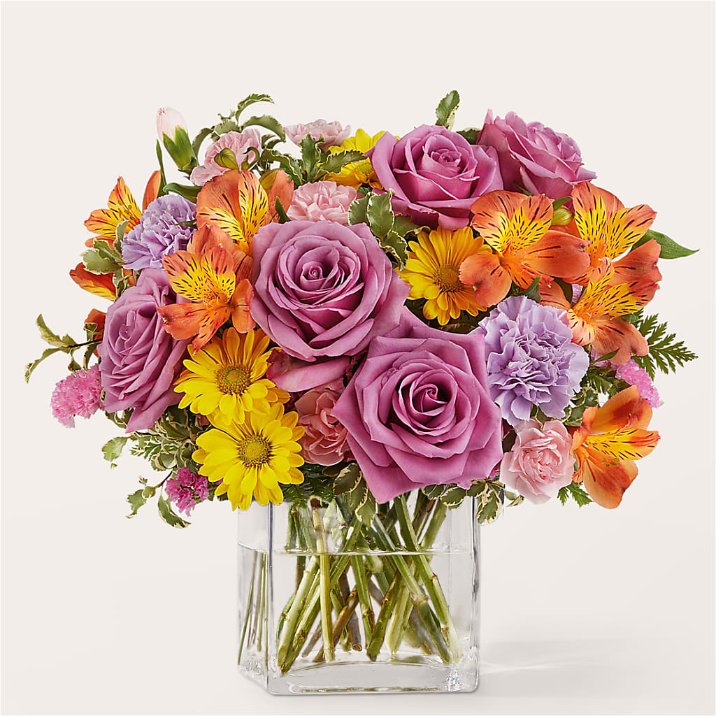 Shades of Happiness Bouquet – HARRY'S FLOWERS, Victoria BC