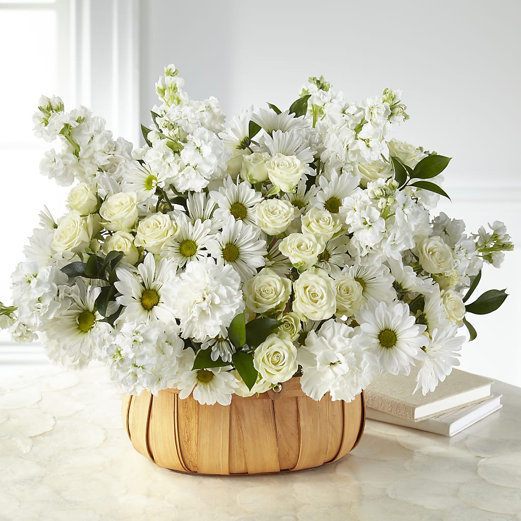Graceful Garden Basket – HARRY'S FLOWERS, Victoria BC