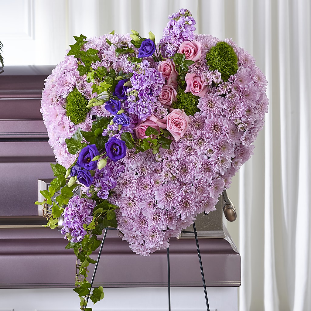 Treasured Love Standing Heart – HARRY'S FLOWERS, Victoria BC
