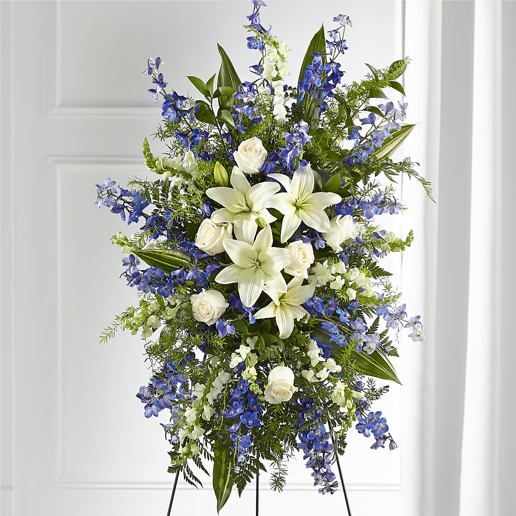 Faithful Friend Standing Spray – HARRY'S FLOWERS, Victoria BC