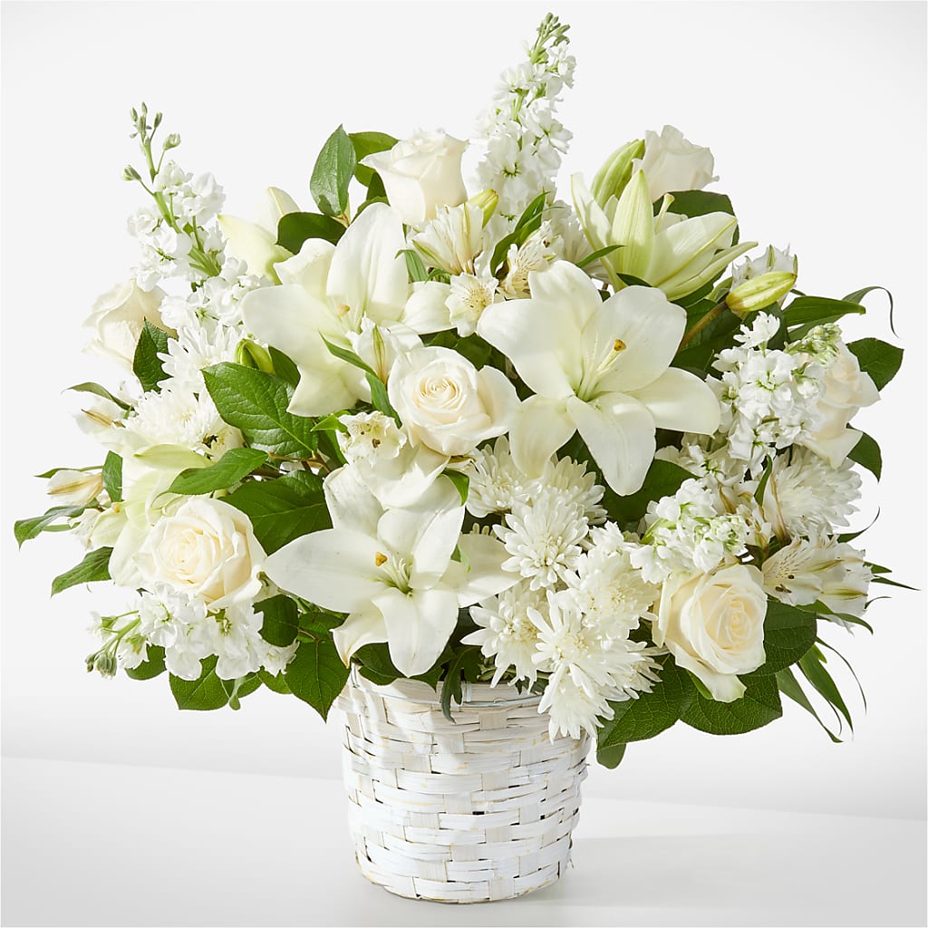 Peaceful Reflections Arrangement – HARRY'S FLOWERS, Victoria BC