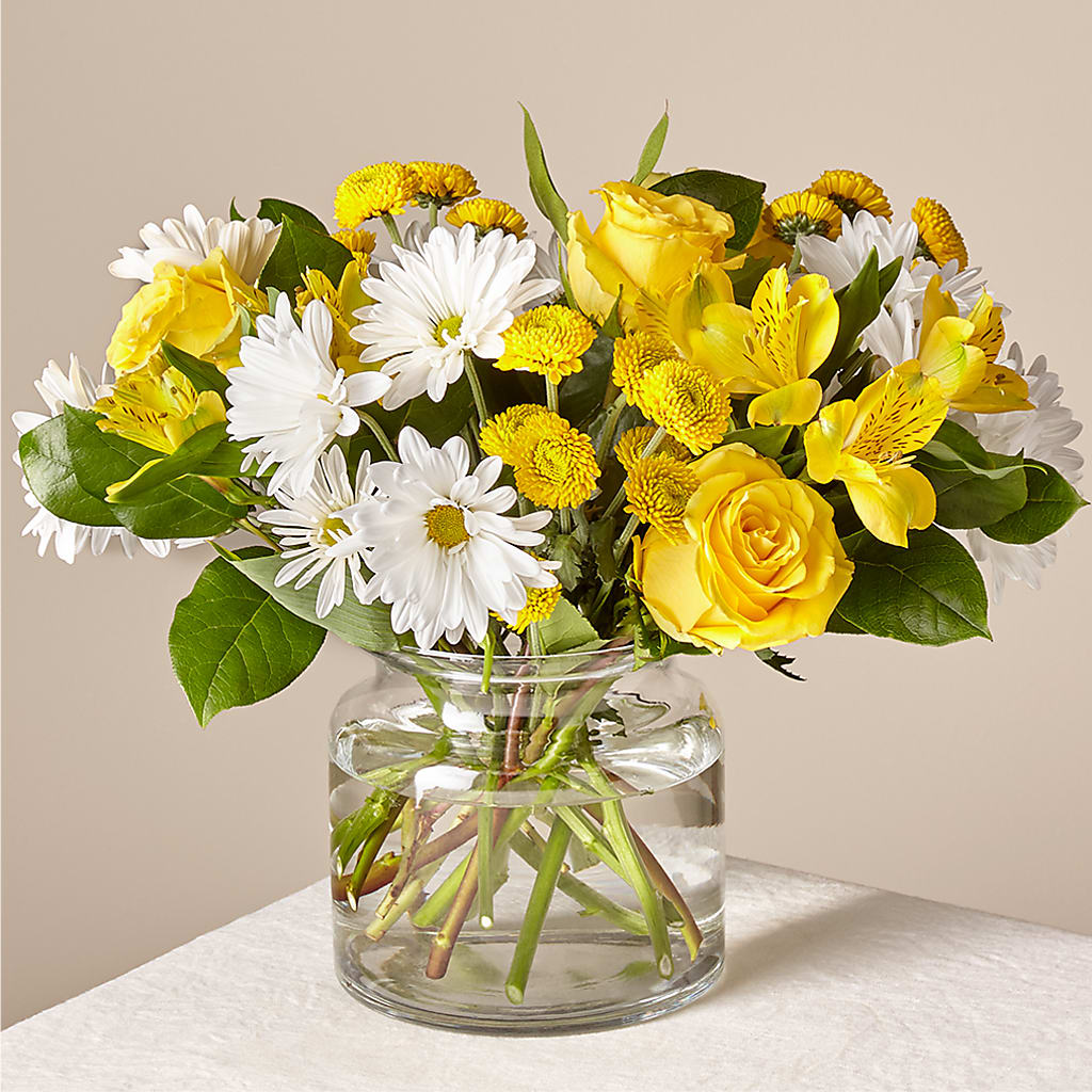 Sunny Sentiments Bouquet – HARRY'S FLOWERS, Victoria BC