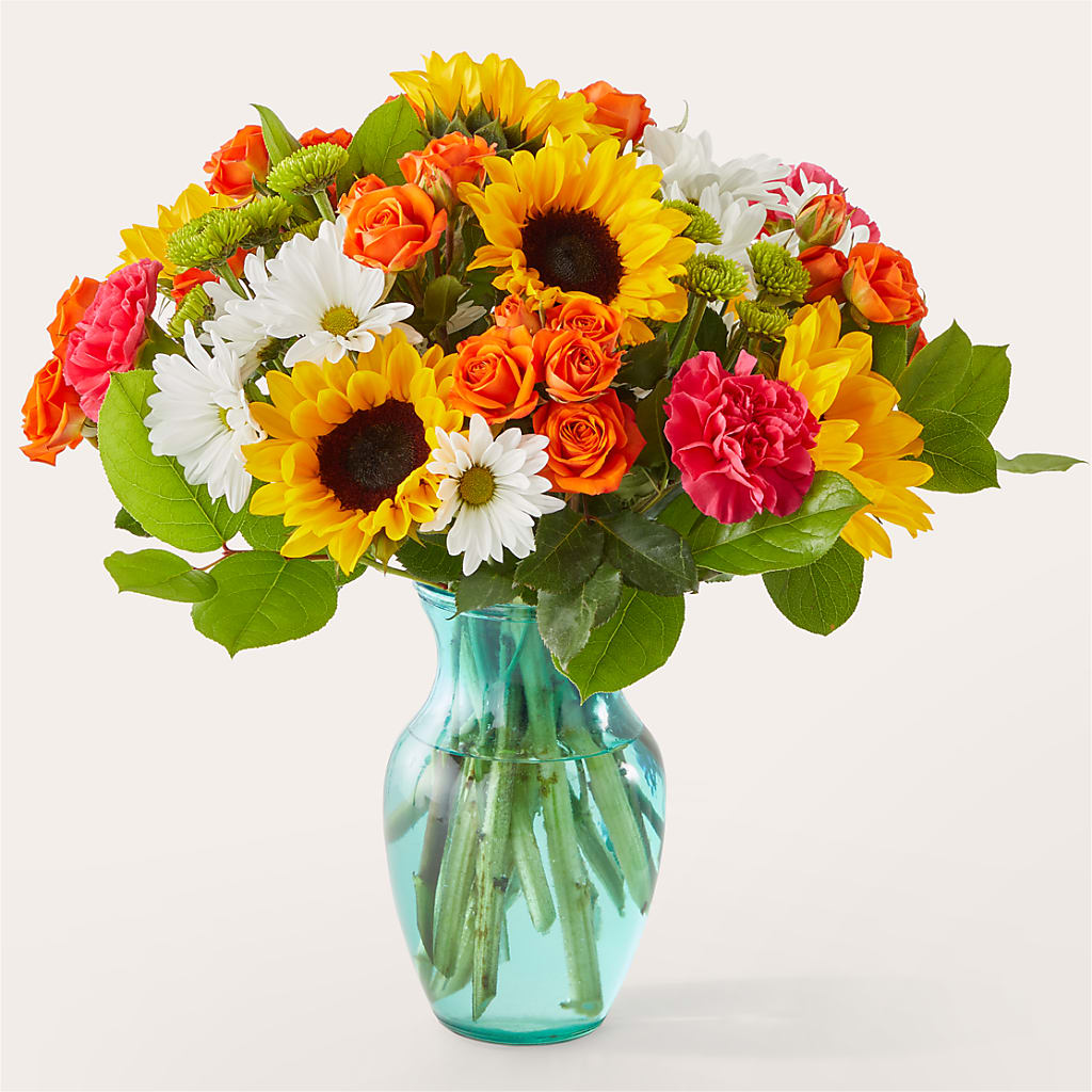 Sun-drenched Blooms Bouquet – HARRY'S FLOWERS, Victoria BC
