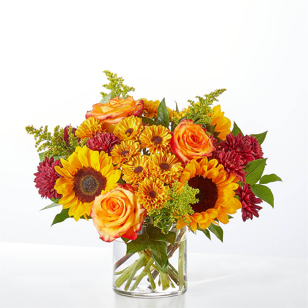 Flannel Scarf Bouquet – HARRY'S FLOWERS, Victoria BC