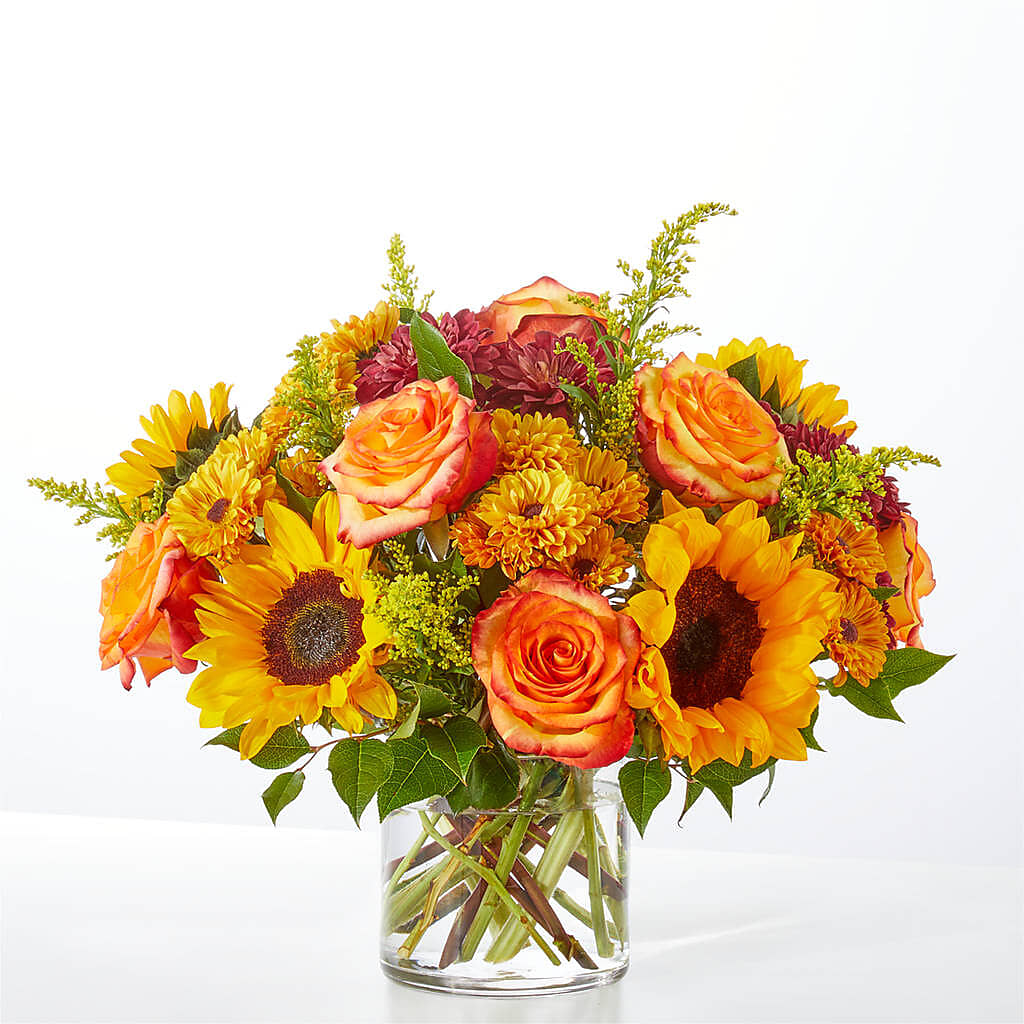Flannel Scarf Bouquet – HARRY'S FLOWERS, Victoria BC