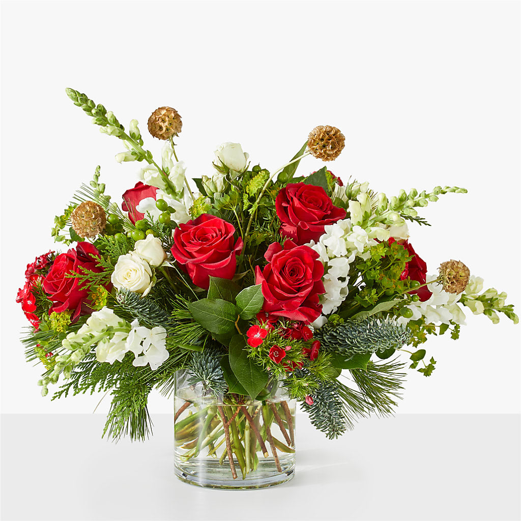 Deck the Halls Bouquet – HARRY'S FLOWERS, Victoria BC