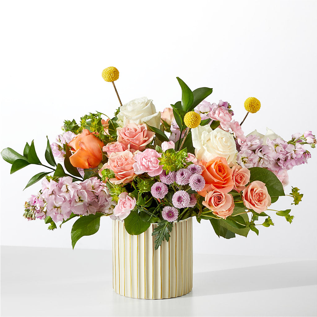French Market Bouquet with Ivory Vase – HARRY'S FLOWERS, Victoria BC