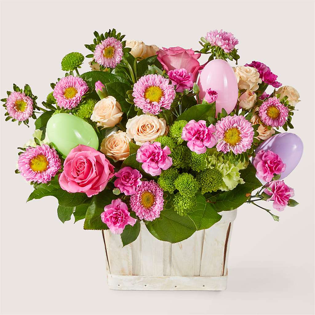 Get Eggcited Basket – HARRY'S FLOWERS, Victoria BC