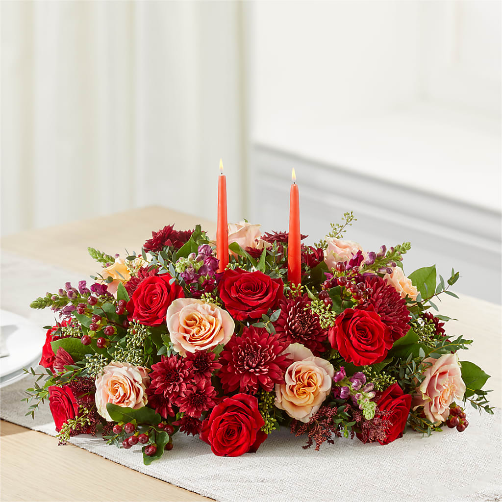 Most Thankful Centerpiece – HARRY'S FLOWERS, Victoria BC