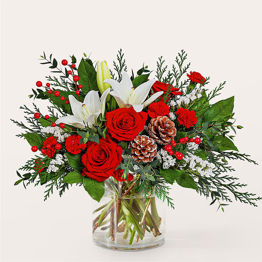 Best in Snow Bouquet – HARRY'S FLOWERS, Victoria BC