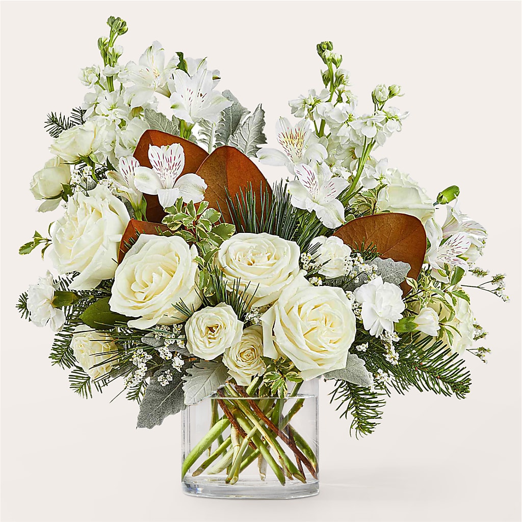 Fresh Snowfall Bouquet – HARRY'S FLOWERS, Victoria BC