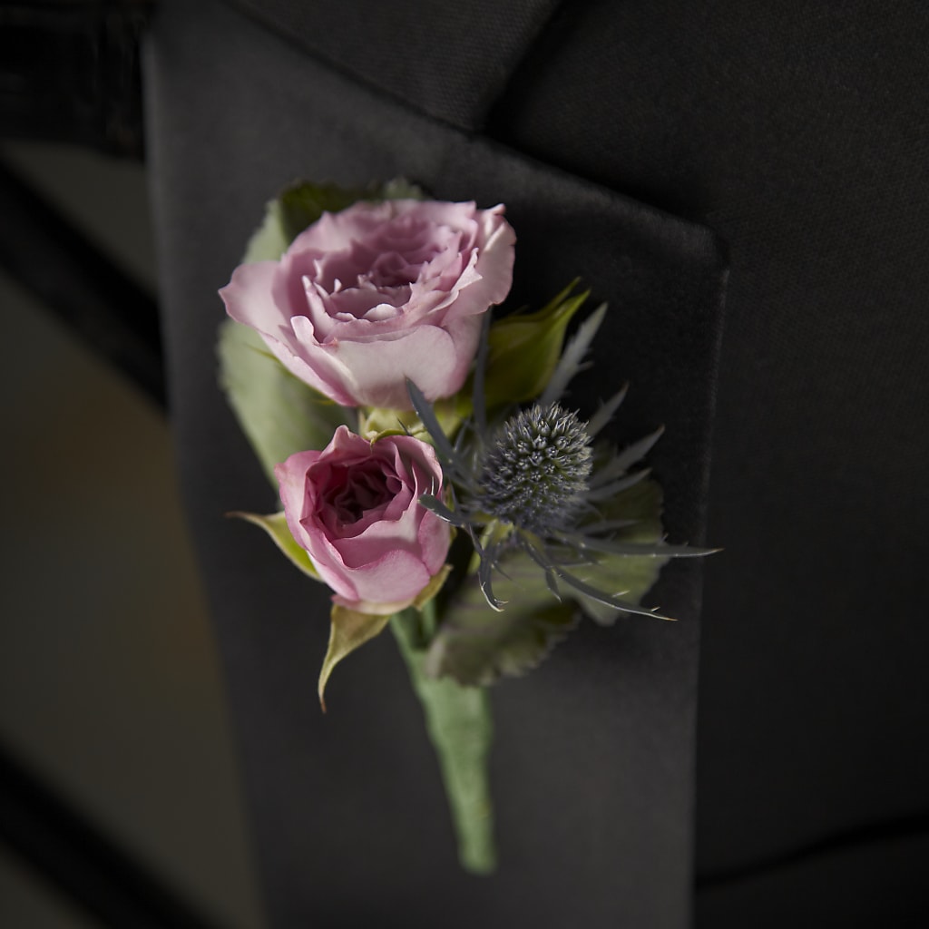 Veronica Boutonniere – HARRY'S FLOWERS, Victoria BC