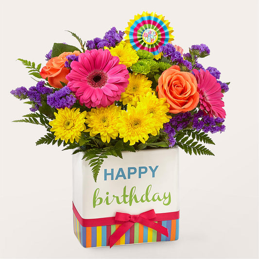 Birthday Brights Bouquet – HARRY'S FLOWERS, Victoria BC