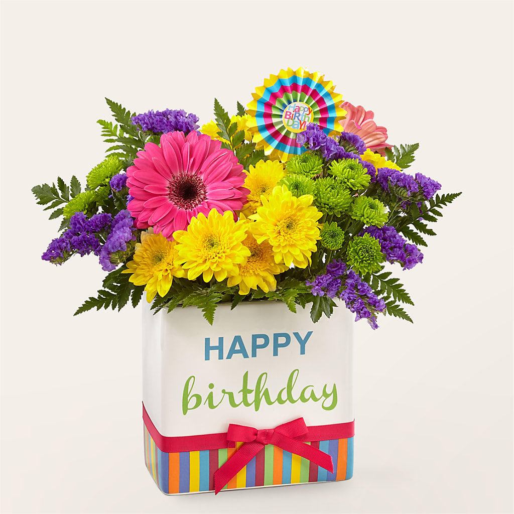 Birthday Brights Bouquet – HARRY'S FLOWERS, Victoria BC