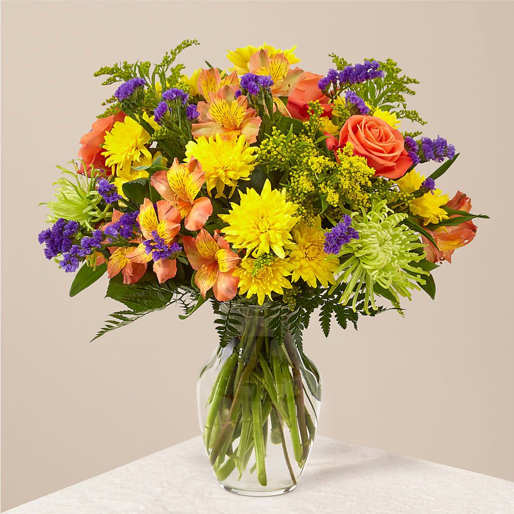 Marmalade Skies Bouquet – HARRY'S FLOWERS, Victoria BC
