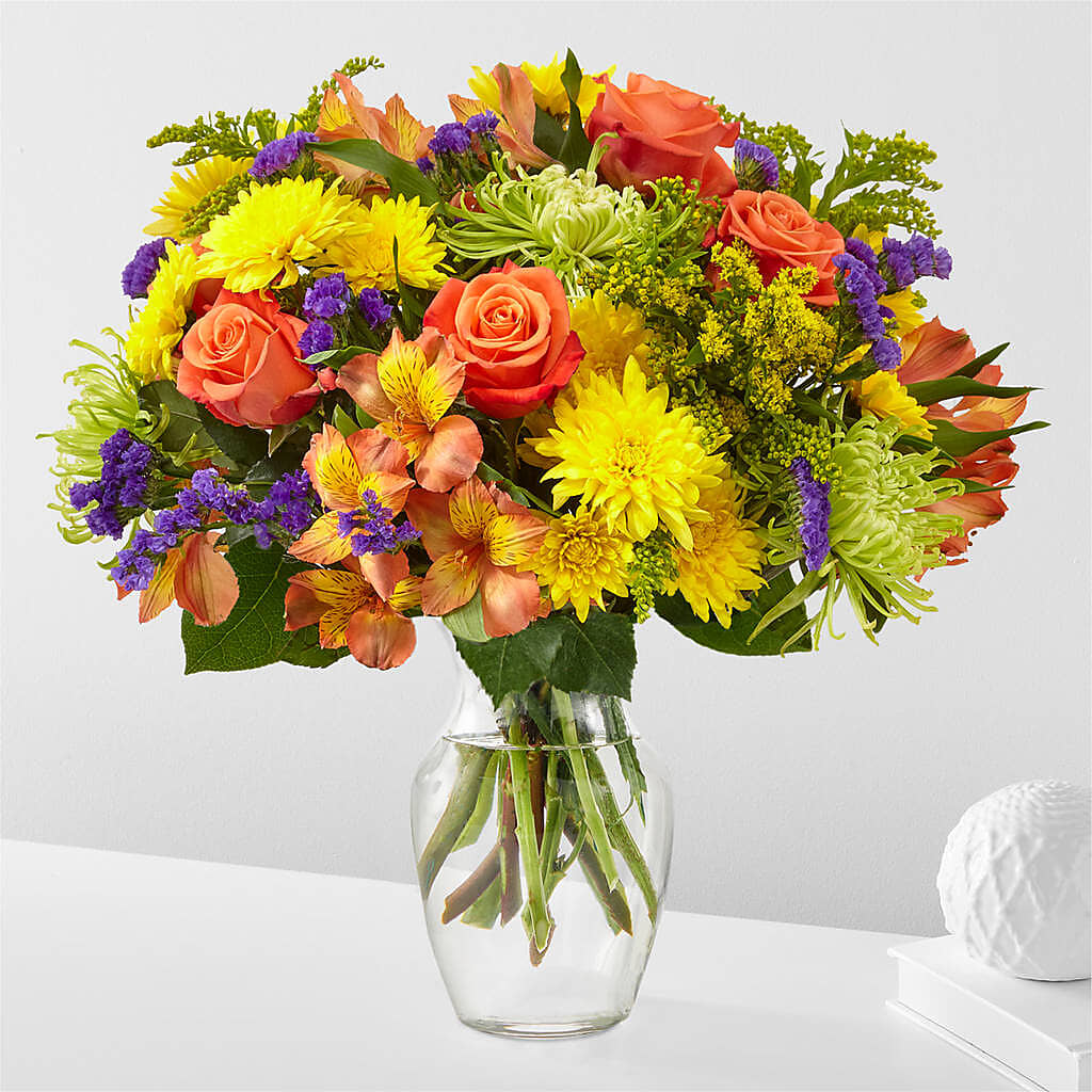 Marmalade Skies Bouquet – HARRY'S FLOWERS, Victoria BC