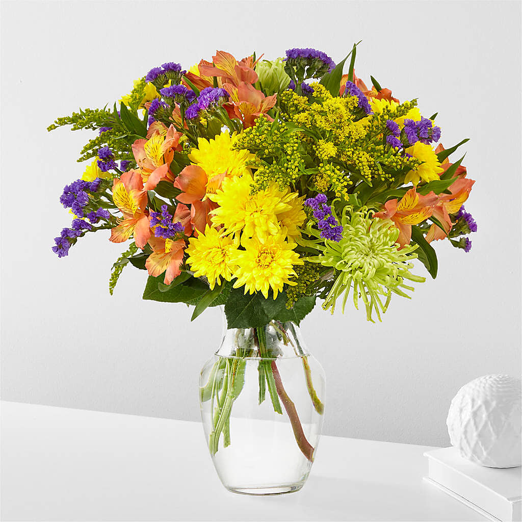 Marmalade Skies Bouquet – HARRY'S FLOWERS, Victoria BC