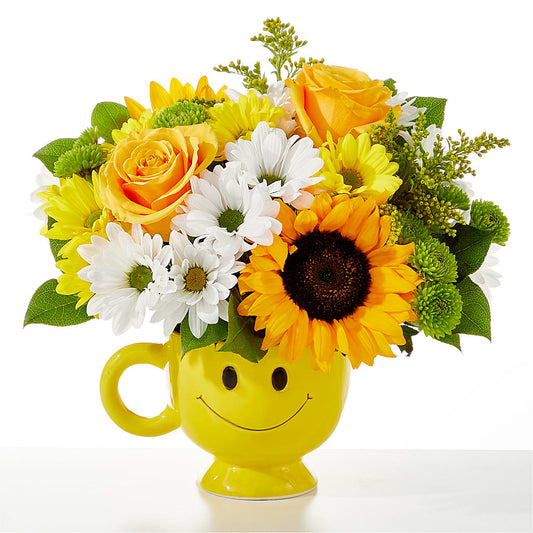 Be Happy Bouquet – HARRY'S FLOWERS, Victoria BC
