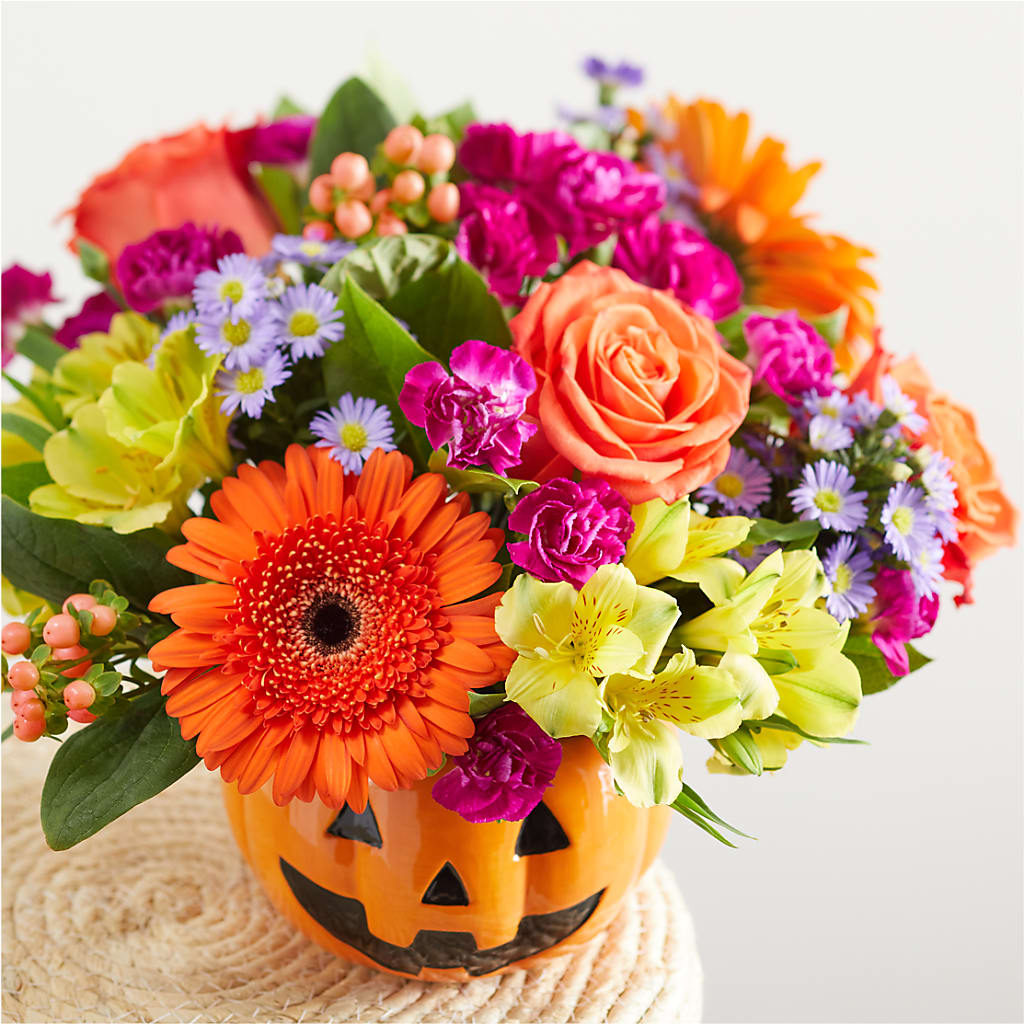 Tricks & Treats Pumpkin – HARRY'S FLOWERS, Victoria BC