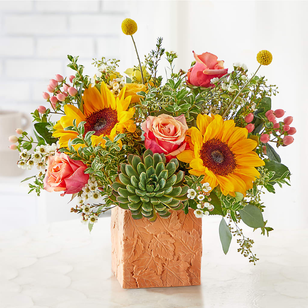 Sunflower Season Bouquet – HARRY'S FLOWERS, Victoria BC