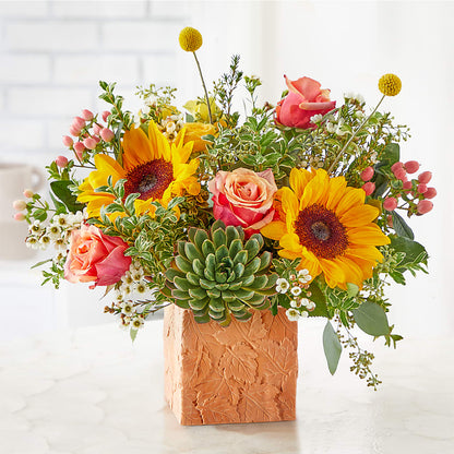 Sunflower Season Bouquet – HARRY'S FLOWERS, Victoria BC