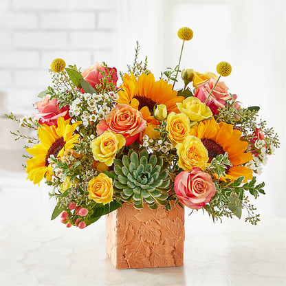 Sunflower Season Bouquet – HARRY'S FLOWERS, Victoria BC