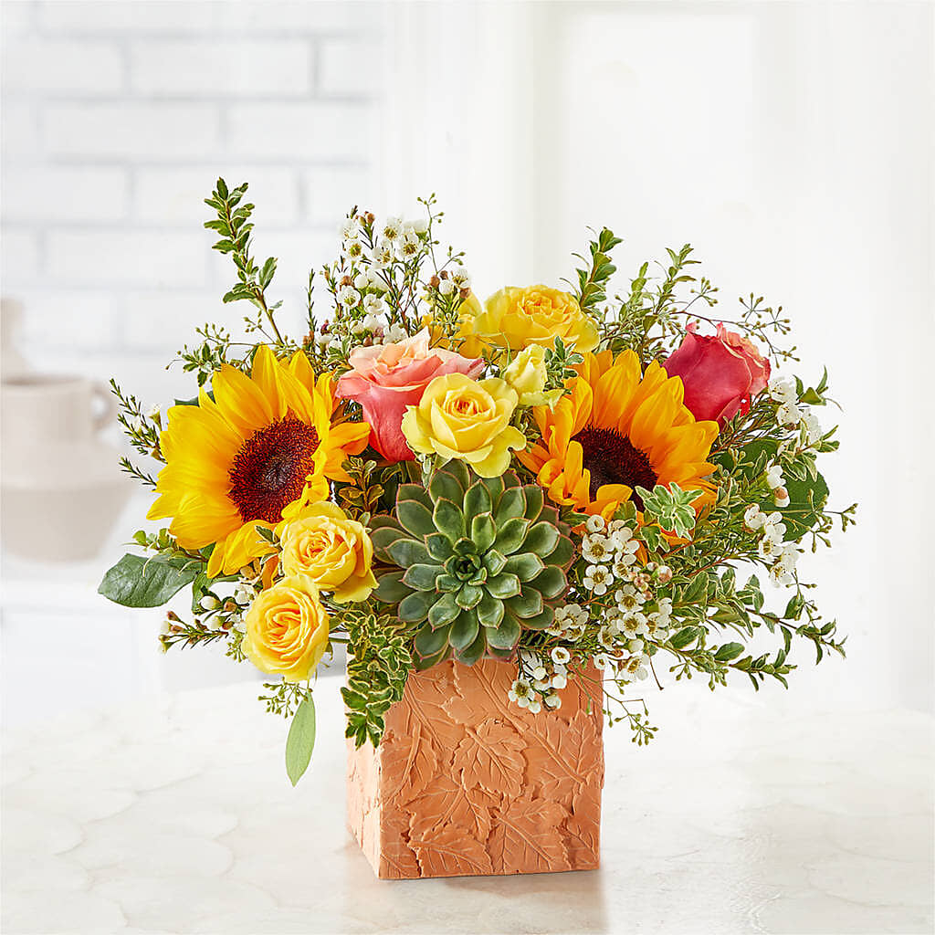 Sunflower Season Bouquet – HARRY'S FLOWERS, Victoria BC
