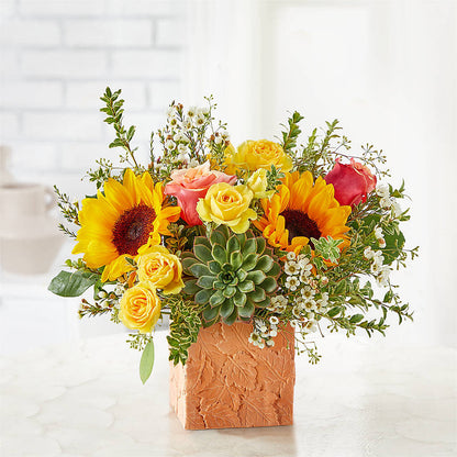 Sunflower Season Bouquet – HARRY'S FLOWERS, Victoria BC