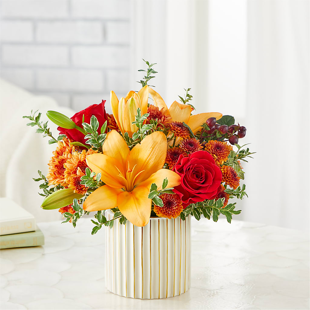 Scarlet Skies Bouquet – HARRY'S FLOWERS, Victoria BC