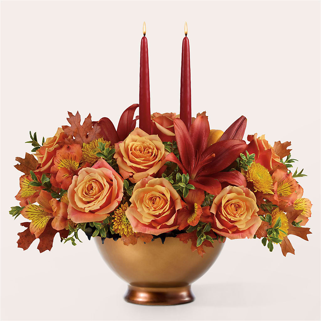 Harvest Table Centerpiece – HARRY'S FLOWERS, Victoria BC