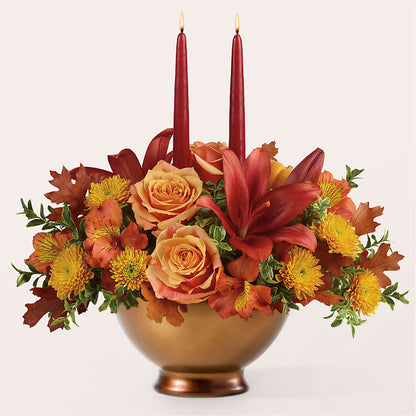 Harvest Table Centerpiece – HARRY'S FLOWERS, Victoria BC